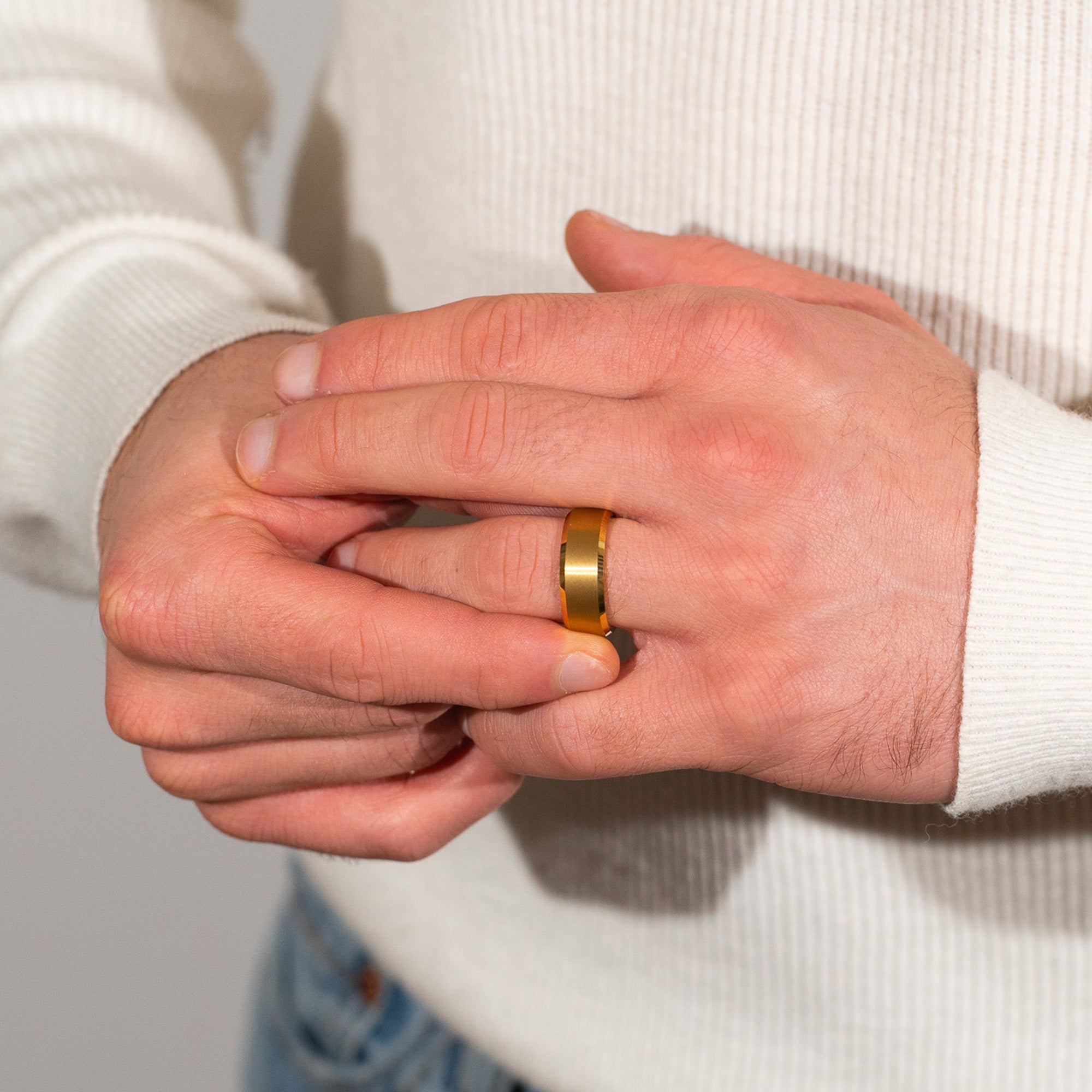 24K GOLD 8MM (BEVELLED)