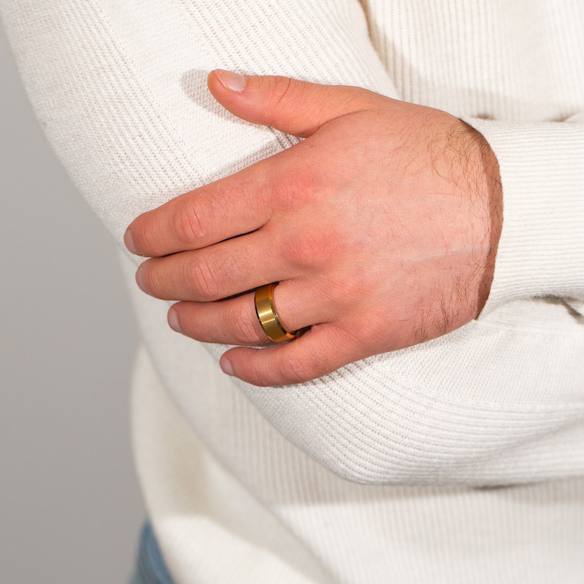 24K GOLD 8MM (BEVELLED)