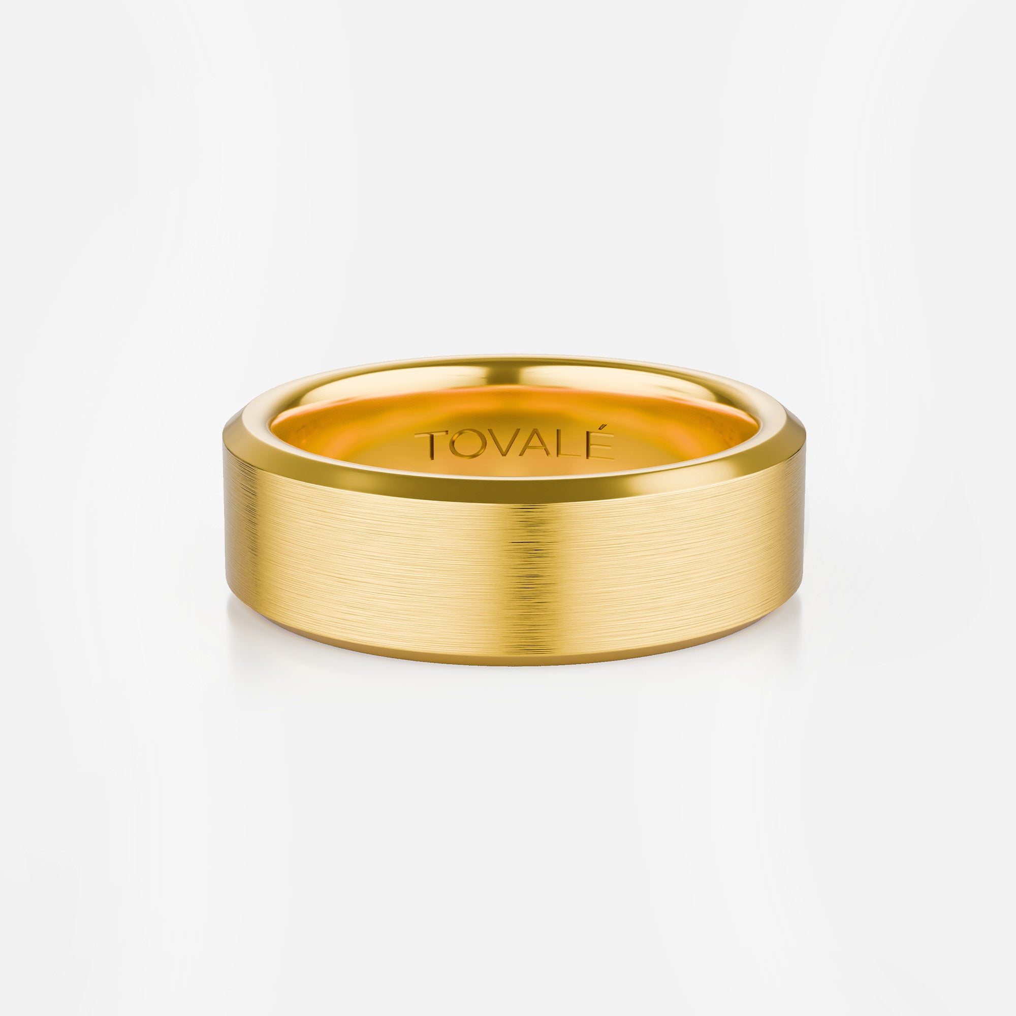 24K GOLD 8MM (BEVELLED)