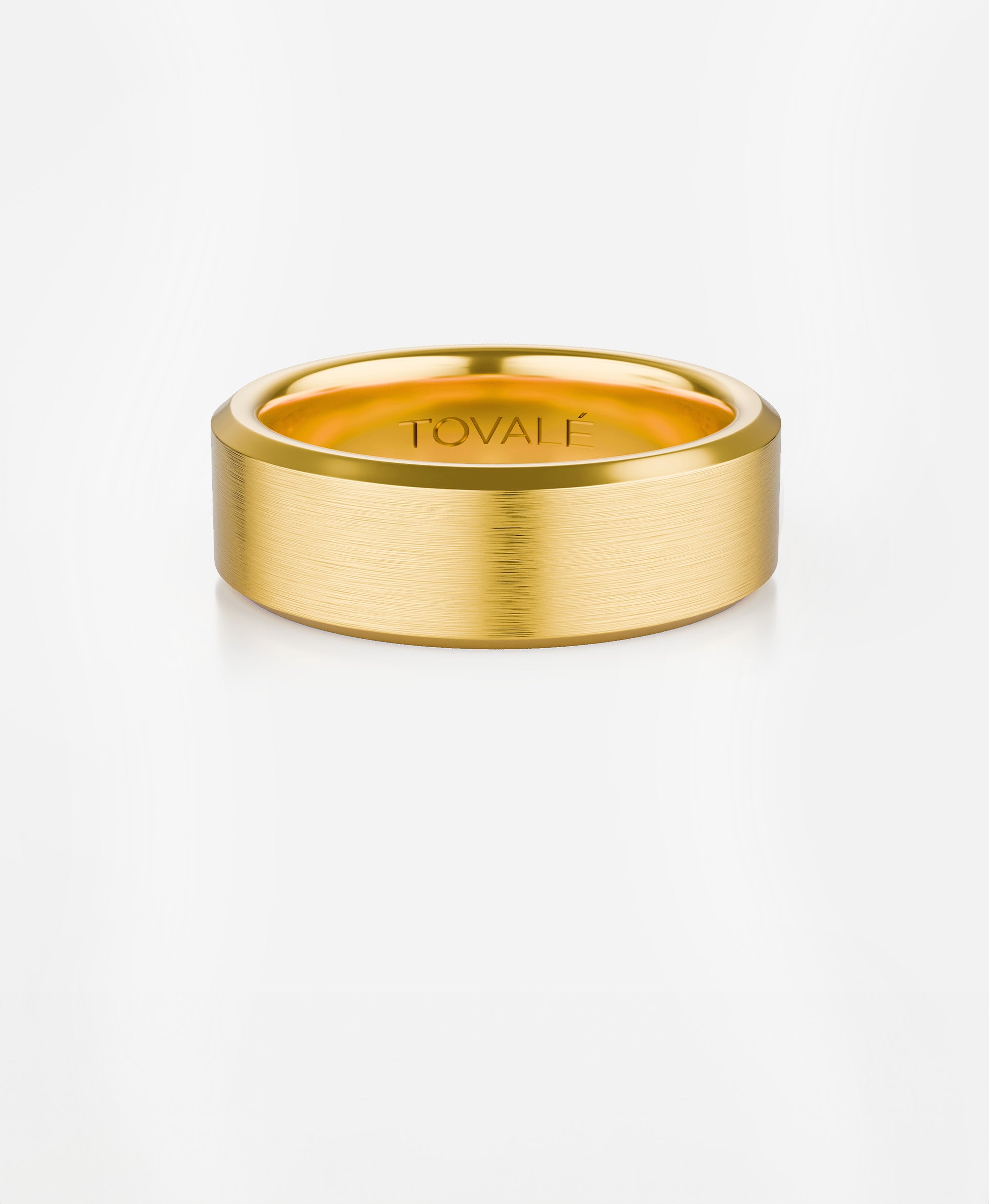 24K GOLD 8MM (BEVELLED) second image